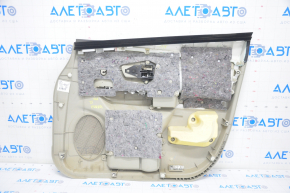 Door trim card front left Toyota Prius V 12-17 velour, beige, for dry cleaning