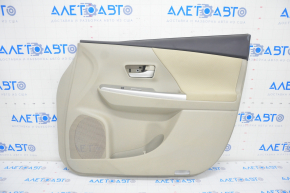 Door trim card front right Toyota Prius V 12-17 velour, beige
