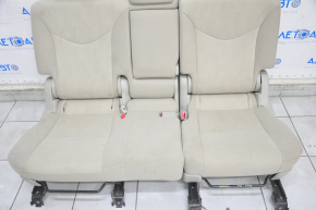 Rear row of seats 2nd row Toyota Prius V 12-17 velour beige, no left headrest, for cleaning