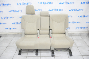 Rear row of seats 2nd row Toyota Prius V 12-17 velour beige, no left headrest, for cleaning