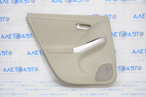Door trim card rear left Toyota Prius 30 10-15 beige, with beige insert cloth, scratches