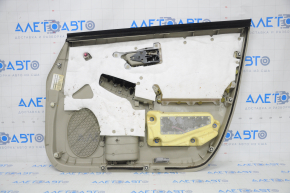 Door trim card front left Toyota Prius 30 10-15 beige, with beige insert cloth, worn, for dry cleaning