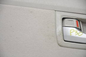 Door trim card front left Toyota Prius 30 10-15 beige, with beige insert cloth, worn, for dry cleaning