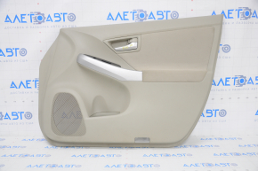 Door trim card front right Toyota Prius 30 10-15 beige, with beige insert cloth