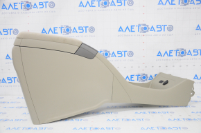 Central console from armrest to cup holder Toyota Prius 30 12-15 beige, scratches