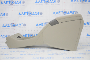 Central console from armrest to cup holder Toyota Prius 30 12-15 beige, scratches