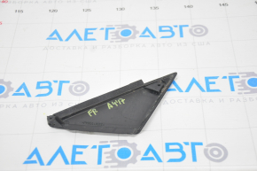Triangle door plug front right Audi A4 B9 17-25 black gloss