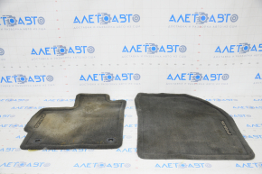Set of mats Toyota Prius 30 10-15 cloth gray, for dry cleaning