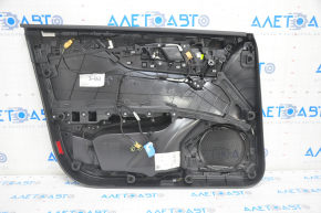 Door trim card front right Audi A4 B9 17-19 black, aluminum trim
