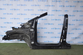 Front left quarter Ford Escape MK3 17-19 rest, black, ends with center pillar