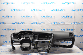 Torpedo front panel without AIRBAG Kia Optima 14-16 black, pokes