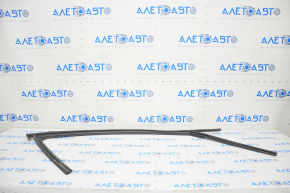Glass seal with molding front right Audi A4 B9 17-25 matt