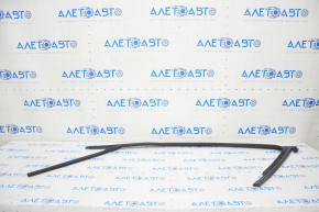 Glass seal with molding front right Audi A4 B9 17-25 matt