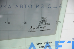 Front left door glass Ford Fusion mk5 13-20 triplex, scratches