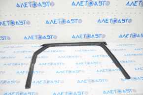Glass seal with molding rear right Audi A4 B9 17-25 matt