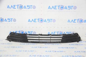 Ford Fusion mk5 17-18 front bumper lower grille, gloss black, sand, crack, missing fragment
