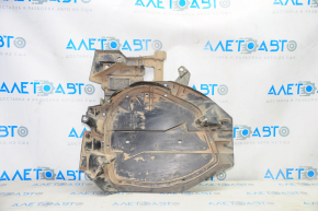 Rear right tank guard Subaru Forester 14-16 SJ broken fastener, rubbed