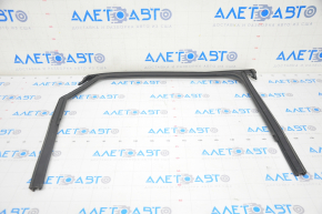 Glass seal with molding rear left Audi A4 B9 17-25 matt