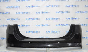Rear bumper bare Ford Fusion mk5 13-18 for parking sensors, black, scratches