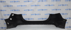 Rear bumper bare Ford Fusion mk5 13-18 for parking sensors, black, scratches