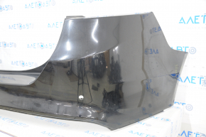 Rear bumper bare Ford Fusion mk5 13-18 for parking sensors, black, scratches