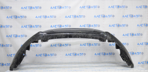 Front bumper bare Ford Fusion mk5 17-18 without parking sensors, black, scratches, no fragment, worn, dented
