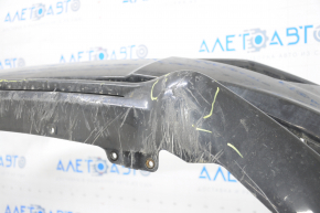 Front bumper bare Ford Fusion mk5 17-18 without parking sensors, black, scratches, no fragment, worn, dented