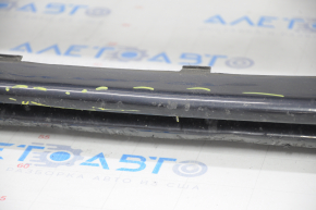 Front bumper bare Ford Fusion mk5 17-18 without parking sensors, black, scratches, no fragment, worn, dented