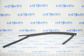 Glass seal with molding front left Audi A4 B9 17-25 matt