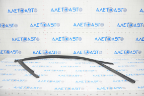 Glass seal with molding front left Audi A4 B9 17-25 matt
