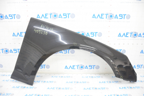 Front right wing Audi A4 B9 17-19 with bracket, black LY9B, bumpers