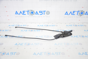 Hood release handle under the hood Audi A4 B9 17-25 with cables