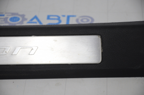 Door sill trim front right Ford Fusion mk5 17-20 black with chrome insert, scratches