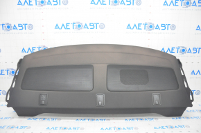 Rear shelf Audi A4 B9 17-25 black, Bang and Olufsen, faded fabric