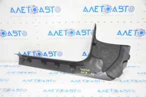 Door sill trim inner front right Audi A4 B9 17-25 black, scratches