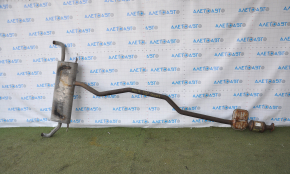 Exhaust line for 2 pipes Ford Fusion mk5 17-20 2.0T FWD with catalytic converter