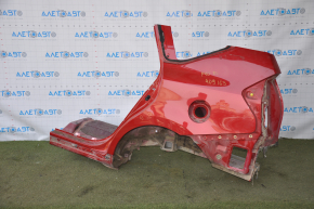 Quarter wing rear left Toyota Prius V 12-17 red, pokes