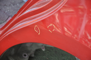 Quarter wing rear left Toyota Prius V 12-17 red, pokes