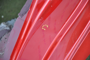Quarter wing rear left Toyota Prius V 12-17 red, pokes