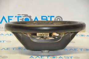 Naked steering wheel Chevrolet Volt 11-12 leather, black, no buttons, cracks and scuffs on the leather