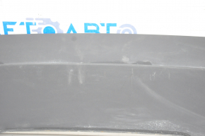 Rear bumper lip without molding Audi A4 B9 17-19 for 2 pipes, structure, scratches