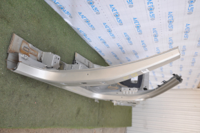 Front right quarter Volvo XC90 16-23 beige with central pillar