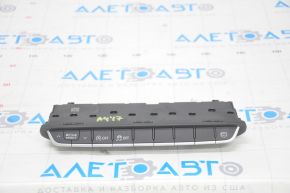 Audi A4 B9 17-25 Front Panel Button Block Black