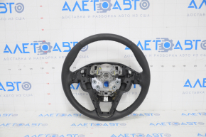 Naked steering wheel Ford Fusion mk5 13-20 black leather, scratches