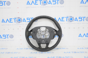 Naked steering wheel Ford Fusion mk5 13-20 black leather, scratches