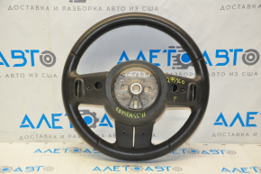 Naked steering wheel Jeep Compass 11-16 leather black, with pads, scratches