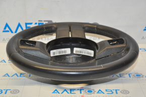 Naked steering wheel Jeep Compass 11-16 leather black, with pads, scratches