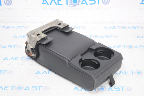 Seat upholstery 2 row Ford Fusion mk5 17-20 titanium, leather black, with armrest