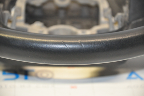 Naked steering wheel Toyota Prius 50 16-22 leather black, scuffs on leather, scratch on plastic