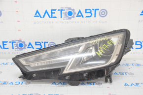 Front left headlight complete Audi A4 B9 17-19 xenon+LED, web in glass, sand